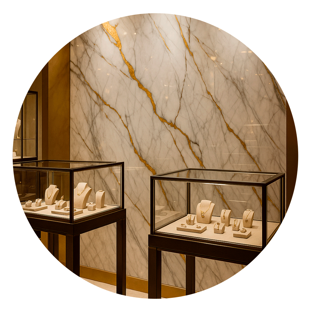 Marble PVC High Gloss